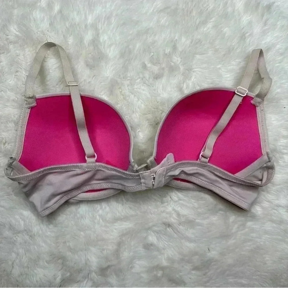La Senza Remix Push  Up Plunge Bra Light Pink Size 34C - Picture 8 of 16